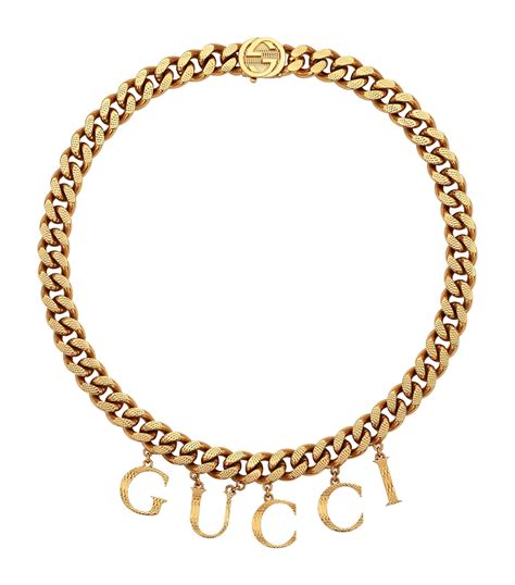 womens gucci necklace free shipping|Gucci chunky necklace.